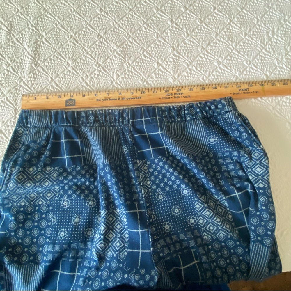 Patchwork Sport Knit Capri Pull On Cropped Pants … - image 5